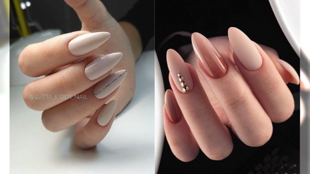 Nowy Modny Manicure Nude Najpi Kniejsze Paznokcie W Odcieniach Be U I