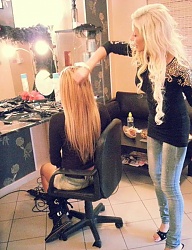 Fryzury Długie Na co dzień Kręcone Rozpuszczone Blond - 2165487
