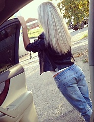 Fryzury Długie Na co dzień Proste Rozpuszczone Blond - 2153858