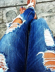 Moda Spodnie Jeansy - 1467132