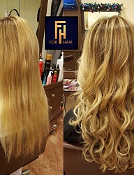 Fryzury Długie Na co dzień Proste z grzywką Rozpuszczone Blond - 3085275