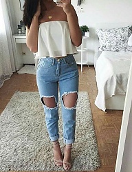Moda Spodnie Jeansy - 3220891