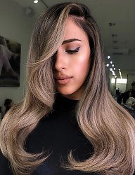 Fryzury Długie Na co dzień Proste Rozpuszczone Blond - 3273762