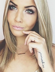 Fryzury Średnie Na co dzień Proste Rozpuszczone Blond - 3245266