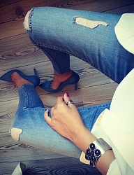 Moda Spodnie Jeansy - 2807732