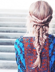 Fryzury Długie Na co dzień Proste Warkocze Blond - 2989599