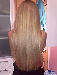 Fryzury Długie Na co dzień Proste Rozpuszczone Blond - 3024003