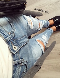Moda Spodnie Jeansy - 2954066