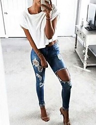 Moda Spodnie Jeansy - 3220890