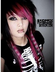 Fryzury Średnie Alternatywne EMO - 243211