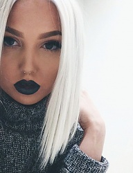 Fryzury Średnie Na co dzień Proste Rozpuszczone Blond - 3112980