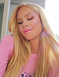 Fryzury Długie Na co dzień Proste Rozpuszczone Blond - 3029218