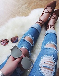 Moda Spodnie Jeansy - 3138320