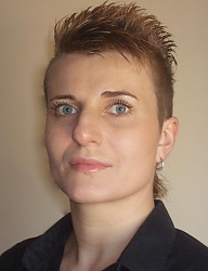 Fryzury Średnie Na co dzień Proste Irokez damski - 53743