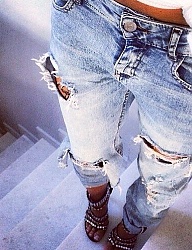 Moda Spodnie Jeansy - 2716193