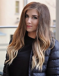 Fryzury Długie Na co dzień Kręcone Rozpuszczone Blond - 3044957