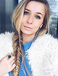 Fryzury Długie Na co dzień Kręcone Warkocze Blond - 3102644