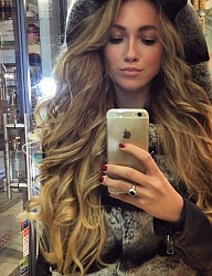 Fryzury Długie Na co dzień Kręcone Rozpuszczone Blond - 3120011