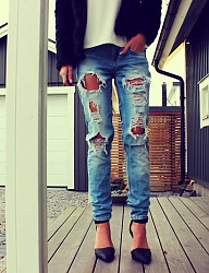 Moda Spodnie Jeansy - 2707343