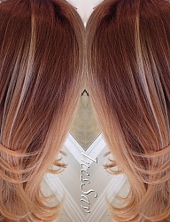 Fryzury Długie Na co dzień Proste Rozpuszczone Blond - 3119951
