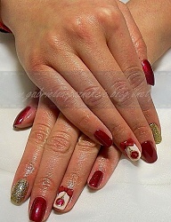 Paznokcie Naturalne Zdobienia 3D Kwadratowe - 3084396