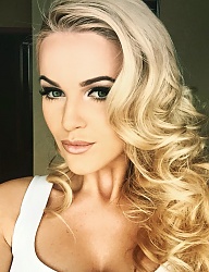Fryzury Długie Na co dzień Kręcone Rozpuszczone Blond - 3039414