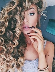 Fryzury Długie Na co dzień Kręcone - 3155240