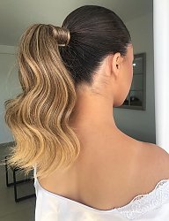 Fryzury Długie Na co dzień Kręcone Upięcie Blond - 3272309