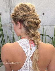 Fryzury Długie Na co dzień Proste Warkocze Blond - 2978285
