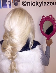 Fryzury Długie Na co dzień Proste Warkocze Blond - 3103085