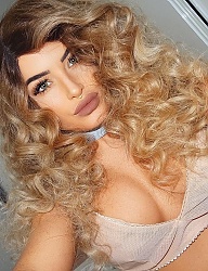 Fryzury Długie Na co dzień Kręcone Rozpuszczone Blond - 3201567