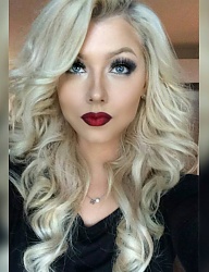Fryzury Długie Na co dzień Kręcone Rozpuszczone Blond - 3111202