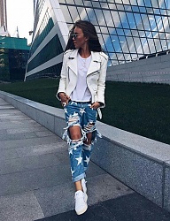 Moda Spodnie Jeansy - 3189341