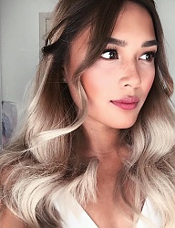Fryzury Długie Na co dzień Kręcone Rozpuszczone Blond - 3098714