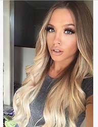Fryzury Długie Na co dzień Kręcone Rozpuszczone Blond - 3103703