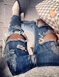 Moda Spodnie Jeansy - 2622281