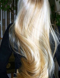 Fryzury Długie Na co dzień Proste Rozpuszczone Blond - 2157062