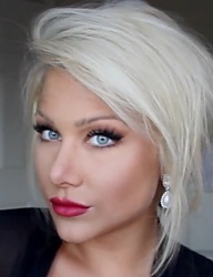 Fryzury Średnie Na co dzień Proste Upięcie Blond - 2908566