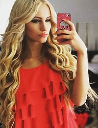Fryzury Długie Na co dzień Kręcone Rozpuszczone Blond - 3078456