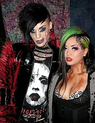 Fryzury Męskie Krótkie Alternatywne Punk Rock Czarne - 1343475