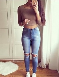 Moda Spodnie Jeansy - 3202059