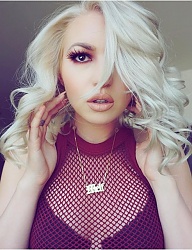 Fryzury Średnie Na co dzień Kręcone Rozpuszczone Blond - 3126446