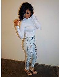 Moda Spodnie Jeansy - 3064274