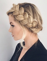 Fryzury Długie Na co dzień Proste Warkocze Blond - 2951912