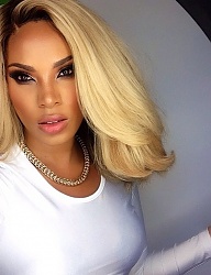 Fryzury Średnie Na co dzień Proste Rozpuszczone Blond - 2763242