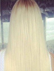 Fryzury Długie Na co dzień Proste Rozpuszczone Blond - 2038604