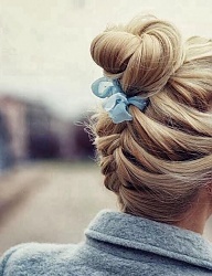 Fryzury Długie Na co dzień Proste Warkocze Blond - 2492093