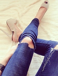 Moda Spodnie Jeansy - 2697612