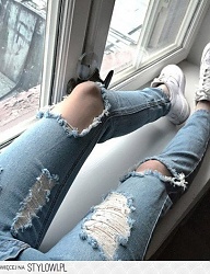 Moda Spodnie Jeansy - 3236792