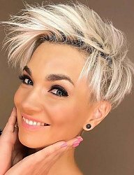 Fryzury Krótkie Na co dzień Proste Rozpuszczone Blond - 3270542